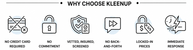 kleenup footer